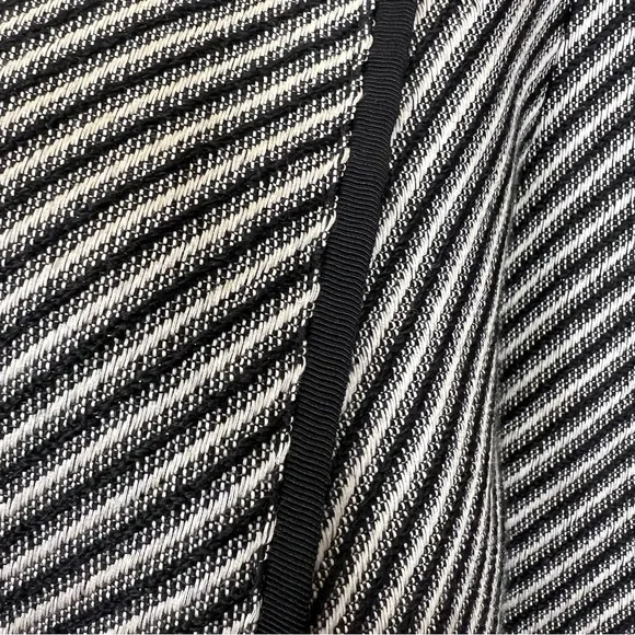 Chico’s Womens Diagonal Jacquard Striped Lise Jacket - Picture 8 of 9